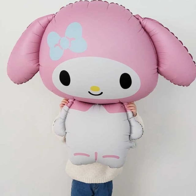 Globo Sanrio Kuromi My Melody Cinnamoroll Globos De Papel De Aluminio Para Decoración De Fiesta De Cumpleaños Regalos Para Niños Y Niñas