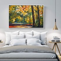 wall26 Floating Framed Canvas Wall Art for Living Room, Bedroom Scenery Canvas Prints for Home Decoration Ready to Hang - 16x24 inches