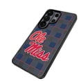 thumbnail image 2 of Keyscaper Ole Miss Rebels Plaid Galaxy Magnetic Bump Case, 2 of 7