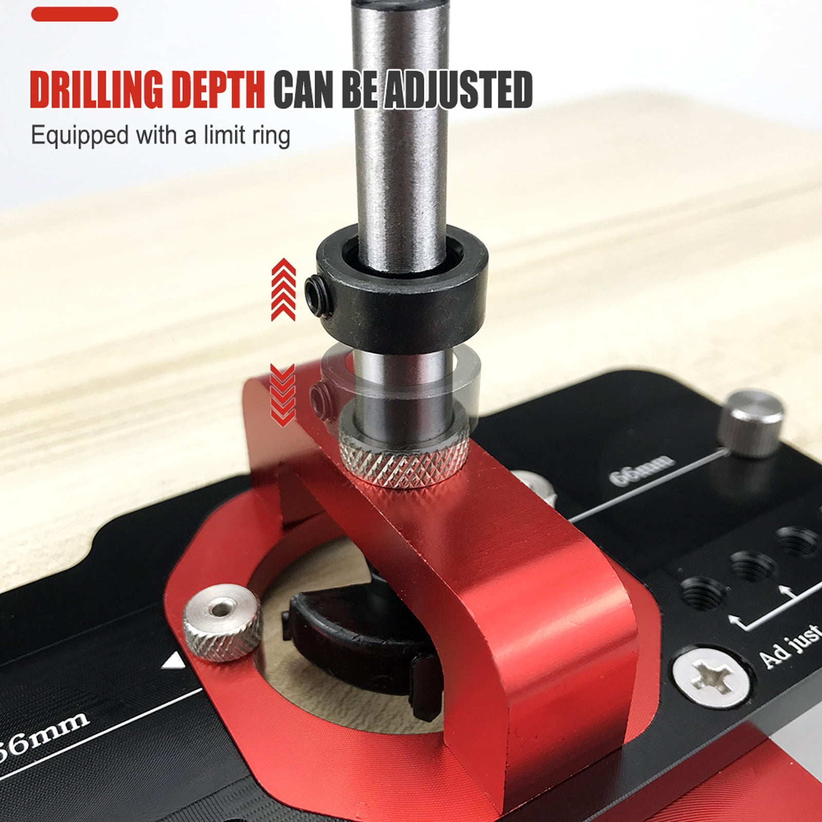Hinge Mounting Tool Concealed Hinge Jig Concealed Door Hinge Jig with Quick Clamps Hinge Hole Drilling Guide Locator