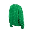 thumbnail image 4 of Women's New Era  Kelly Green Philadelphia Eagles Throwback Oversized Boxy Sweatshirt, 4 of 4