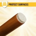 thumbnail image 3 of Super Sliders 1-Inch Round Self-Stick Felt Furniture Pads for Hardwood Floors - Beige, 16 Pack, 3 of 7