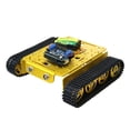 thumbnail image 2 of Juego completo de clásico estándar WiFi Chasis de con orugas de desarrollo ESPduino 2 motores de carretera dorado 10 8.62 x 2.80 pulgadas Baoblaze Chasis de tanque de coche robot inteligente, 2 of 8