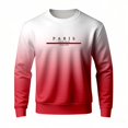 thumbnail image 5 of Afdoent Sweatshirts for Men Gradient Pullover Crewneck Long Sleeve Sweatshirt for Modern Streetwear Comfy, 5 of 5