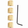 thumbnail image 3 of 32Pcs Metal Volume Tone Dome Tone Guitar Speed Control Knobs with Screws, 3 of 10