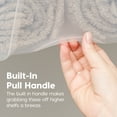 thumbnail image 3 of IRIS 32 Qt Stackable Plastic Storage Bins with Lids- See-Through- Clear, 4Pk, 3 of 5