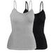 thumbnail image 1 of Set De Dos Blusas Mujer Tirantes Unitalla Casual Blusa Crop Top Dama, 1 of 5
