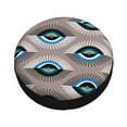 thumbnail image 4 of PUREYAH Modern Blue Eyes Rv Spare Tire Cover, Wheel Covers Protectors Universal Fit for Camping Travel Trailer Truck 14 inch, 4 of 6