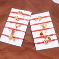 thumbnail image 2 of 5pcs Red String Bracelet Braided Rope Bracelet Wrist Red Chain (Random Style), 2 of 8