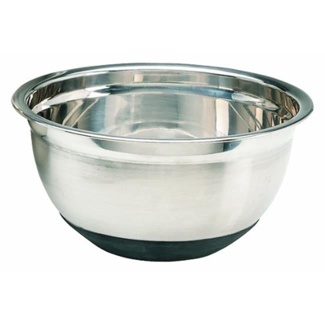 stainless steel mixing bowls with rubber base