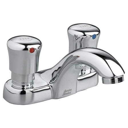 American Standard 1340225.002 4-Inch Metering Centerset Faucet, Chrome