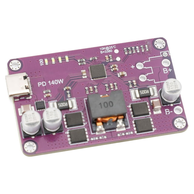 PD3.1 Module de Power Bank 140W PCB 5V 3A 20V 5A pour Charge et Décharge de Téléphone pour Tablettes Ordinateurs Portables