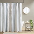 thumbnail image 4 of Gracie Mill s Alto Cotton Printed Shower Curtain with Chenille - GRACE-13523, 4 of 4