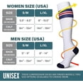 thumbnail image 4 of 3/6 Paires de Bas de Compression pour Femmes et Hommes 15-20 mmHg - Meilleur Soutien pour Infirmières, Course, Randonnée, Récupération et Bas de Vol, 4 of 7