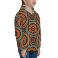 thumbnail image 3 of Lsque African Tribal Style Patten Youth Hoodie Sweatshirt Pullover with Kangaroo Pocket Boys and Girls Hoodie Warm Hoodie for Kids-Small, 3 of 6