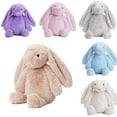 thumbnail image 1 of Rabbit Toy Soft Plush Cute Suffed Bunny Rabbit Doll Toy Gift Decoration for Baby Kids Children (Small, Blue), 1 of 8