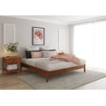 thumbnail image 4 of Bme King Size | Dinkee Signature Wooden Bed Frame Without Headboard, Acacia Wood, Caramel, 4 of 5