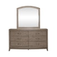 thumbnail image 6 of Liberty Furniture Avalon Dresser & Mirror for Bedroom - Burnished Beige Oak Wood, 6 of 6
