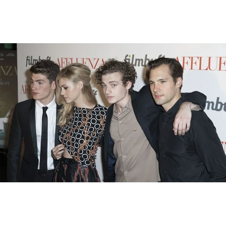Gregg Sulkin Nicola Peltz Ben Rosenfield Ryan Vigilant At Arrivals For Affluenza Premiere Sva Theater & Tao Downtown New York Ny July 9 2014 Photo By Lev RadinEverett Collection (Best Benq Projector For Home Theater)