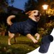 thumbnail image 2 of Abrigo cálido para exterior, chaleco cortavientos, mono ajustable de cuerpo largo con bolsillo y orificio para correa, especial para perros salchicha de patas cortas (azul S), 2 of 5