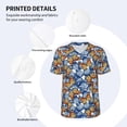 thumbnail image 3 of Hirioo Colorful Butterfly1 for Men's Baseball T-shirt Shirts Short Sleeve Casual Summer Button Stretch T Shirts,Size S-4XL-, 3 of 7