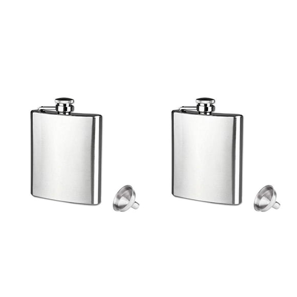 Bewildely 2019, petaca de confianza, 1 unidad, petaca de acero inoxidable, licor, whisky, tapa de Alcohol, embudo, botella para beber Type4 NO4