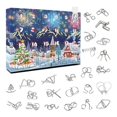 thumbnail image 2 of 2024 Metal Cuenta Regresiva Navideña Caja Regalo Juego Ruban Lock, 2 of 5