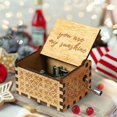 thumbnail image 4 of Creative hand-carved wooden music box: birthday decoration gift for children, 4 of 5