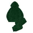 thumbnail image 2 of Posijego Womens 2 Piece Outfits Sweatsuits Fleece Fuzzy Hoodies Pullover Sweatshirts Jogger Pants Lounge Sets, 2 of 8