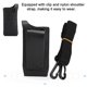 thumbnail image 4 of Funda Protectora De Radio Bidireccional Para Motorola Walkie Talkie Funda Protectora De Cuero PU Para Radio Bidireccional Adecuada Para Motorola P6600, 4 of 8