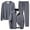 Gray, variant on Xzbqbs Tracksuit for Men 3 Piece Jogging Athletic Suit Sets Full Zip Track Jacket & Sweatshirts & Sweatpants Casual Sweatsuits