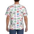thumbnail image 2 of Naloa Stamp Set Collection Men's T-Shirt Sport T-shirt Men's Basic Tee Casual Men's Shirt, Round Neck, Short Sleeves - Large, 2 of 5