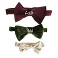 thumbnail image 5 of Baby Velvet Adjustable Pre-Tied Bow Tie -Pink Blush, 5 of 6