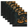 thumbnail image 6 of WOBOGO Ghost Pumpkin Cloth Napkins 4 Pieces Soft Elegant Touch Durable Absorbent Quick Drying for Elegant Dining, 6 of 8