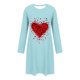 thumbnail image 3 of TaTaai Women's Valentine's Day Plus Size Printed Loungewear Set, Long Sleeve Top and Pants, Casual Sleepwear Two Piece Gift, 3 of 4