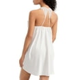 thumbnail image 2 of Flora Nikrooz Womens Ember Solid Woven Chemise Style-Q81360, 2 of 3
