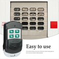 thumbnail image 3 of Control Remoto Inalámbrico de Cuatro Botones para Puerta de Garaje con Código Rodante, Súper Metálico, 433 MHz, Protección de Seguridad., 3 of 5