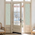 thumbnail image 2 of Window Privacy Film Sage Green Ombre Stained Glass Window Film Decorative Sun Block Window Cover Farmhouse Stripes Modern Abstract Art Window Clings Static Adhesive Sticker for Bathroom 17.7"x78.7", 2 of 7