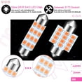 thumbnail image 3 of LAICAIW 24 Pieces Dome Light LED Car Bulb Kit Set T10 31 mm 42 mm LED Festoon Bulbs Interior LED Interior Replacement Bulbs for Car Map Door Courtesy(Purple), 3 of 7