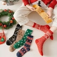 thumbnail image 3 of Wool Socks for Women - Christmas Socks Winter Warm Wool Socks Womens Wool Socks Men Thick Cozy Knit Socks Boots Socks for Women,1Pair, 3 of 8