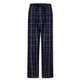 thumbnail image 3 of GLOBAL Men's Cotton Yarn Pajamas Pants- Plaid Pajama Pants for Men with Pockets-Lounge & Sleep PJ Bottoms, 2-Pack, 3 of 8