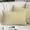 Light Yellow, variant on Red Solid Color Pillow Covers, Linen Long Throw Pillow Case, Aesthetics Contemporary Luxury Holiday Pillow Protector Decorative Cushion Cover for Living Room/Bedroom 12" x 20"