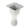 thumbnail image 4 of 4Pcs Sofa Leg Furniture Chair Bed Table Feet Plinth Replacement H: 8cm White, 4 of 7