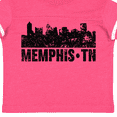 thumbnail image 4 of Inktastic Memphis City Skyline with Grunge Boys or Girls Toddler T-Shirt, 4 of 5