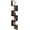 Columbia Walnut, variant on Hermite Multipurpose Wall Mounting Storage Shelf, Espresso