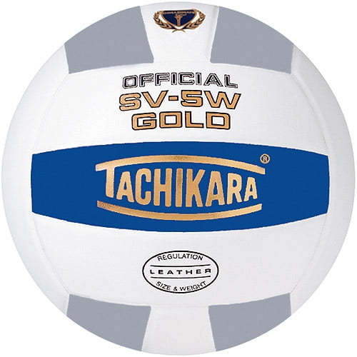 Tachikara Official SV5W Gold Leather Volleyball