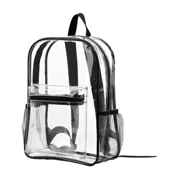 Mochila Transparente Mochila Escolar Mochila Grande para Computadora Portatil Mochila con Cremallera para Ninos Mochila Transparente Mochila Tran