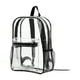 thumbnail image 2 of Mochila transparente de PVC Mochila transparente Mochila grande informal Mochila impermeable para computadora portátil Mochila escolar Bolsa transpare Negro, 2 of 8