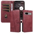 thumbnail image 1 of Phone Case for Google Pixel 7A 5G Magnetic PU Leather Card Slots Durable Wallet Cover, 1 of 5