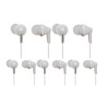 thumbnail image 1 of Auriculares Panasonic RP-HJE125-W con cable blancos, paquete de 5, 1 of 3